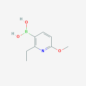 molecular formula C8H12BNO3 B1453050 (2-乙基-6-甲氧基吡啶-3-基)硼酸 CAS No. 848360-87-2