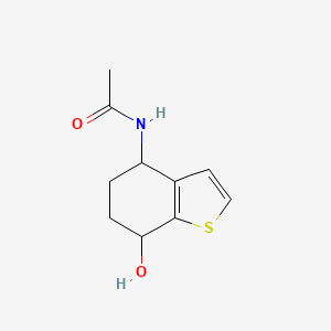 N-(7-Hydroxy-4,5,6,7-tetrahydro-1-benzothiophen-4-yl)acetamide