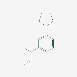 1-(Butan-2-yl)-3-cyclopentylbenzene