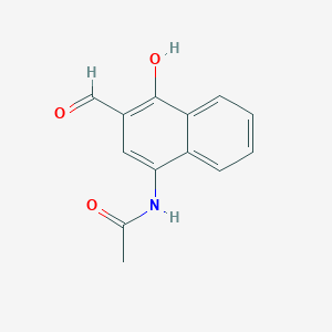 N-(3-Formyl-4-hydroxynaphthalen-1-yl)acetamide