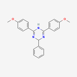 2,6-Bis(4-methoxyphenyl)-4-phenyl-1,4-dihydro-1,3,5-triazine