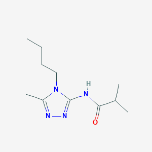 N-(4-Butyl-5-methyl-4H-1,2,4-triazol-3-yl)-2-methylpropanamide