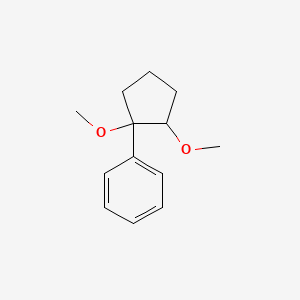 (1,2-Dimethoxycyclopentyl)benzene