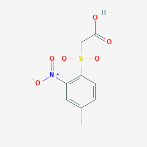 (4-Methyl-2-nitrobenzene-1-sulfonyl)acetic acid