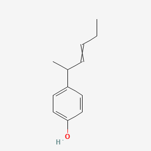 4-(Hex-3-en-2-yl)phenol