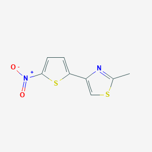 2-Methyl-4-(5-nitrothiophen-2-yl)-1,3-thiazole