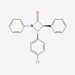 (3S,4R)-4-(4-chlorophenyl)-1,3-diphenylazetidin-2-one