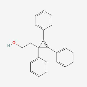 2-(1,2,3-Triphenylcycloprop-2-en-1-yl)ethan-1-ol