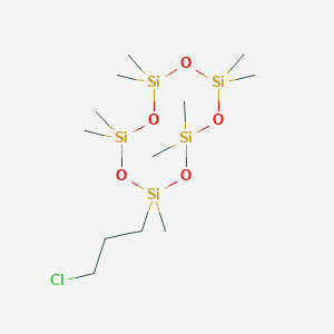 2-(3-Chloropropyl)-2,4,4,6,6,8,8,10,10-nonamethyl-1,3,5,7,9,2,4,6,8,10-pentoxapentasilecane