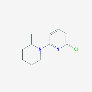 B1453062 1-(6-Chloro-2-pyridinyl)-2-methylpiperidine CAS No. 1220030-98-7