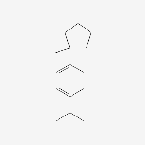 1-(1-Methylcyclopentyl)-4-(propan-2-yl)benzene