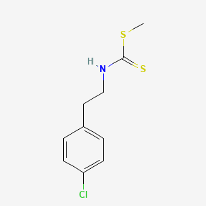 Methyl [2-(4-chlorophenyl)ethyl]carbamodithioate