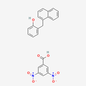 3,5-Dinitrobenzoic acid;2-(naphthalen-1-ylmethyl)phenol