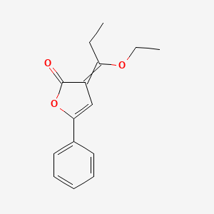 3-(1-Ethoxypropylidene)-5-phenylfuran-2(3H)-one