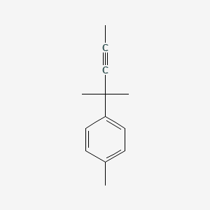 1-Methyl-4-(2-methylpent-3-yn-2-yl)benzene