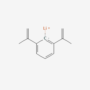 molecular formula C12H13Li B14530689 Lithium, [2,6-bis(1-methylethenyl)phenyl]- CAS No. 62291-46-7