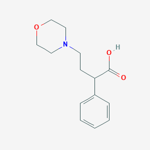 B1453069 4-Morpholin-4-YL-2-phenyl-butyric acid CAS No. 858712-33-1