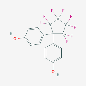 B145307 1,1-Bis-(4-hydroxyphenyl)-octafluorocyclopentane CAS No. 136525-92-3