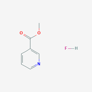 molecular formula C7H8FNO2 B14530713 Methyl pyridine-3-carboxylate;hydrofluoride CAS No. 62756-50-7