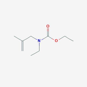 molecular formula C9H17NO2 B14530759 Ethyl ethyl(2-methylprop-2-en-1-yl)carbamate CAS No. 62371-19-1