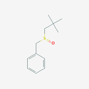 molecular formula C12H18OS B14530771 Benzene, [[(2,2-dimethylpropyl)sulfinyl]methyl]- CAS No. 62266-26-6