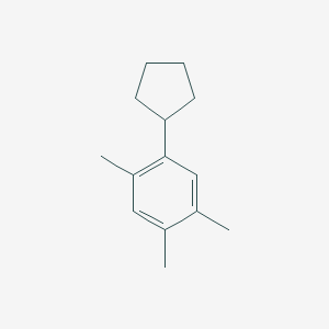 1-Cyclopentyl-2,4,5-trimethylbenzene