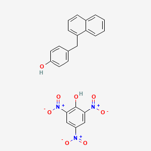 4-(Naphthalen-1-ylmethyl)phenol;2,4,6-trinitrophenol