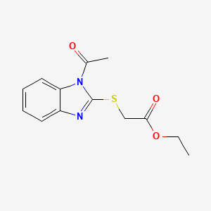 Ethyl [(1-acetyl-1H-benzimidazol-2-yl)sulfanyl]acetate