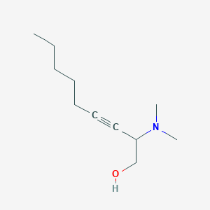 2-(Dimethylamino)non-3-YN-1-OL