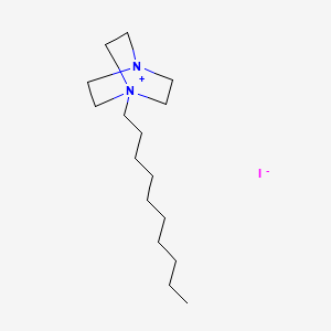 1-Decyl-1,4-diazabicyclo[2.2.2]octan-1-ium iodide