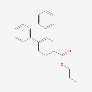 Propyl 3,4-diphenylcyclohex-3-ene-1-carboxylate