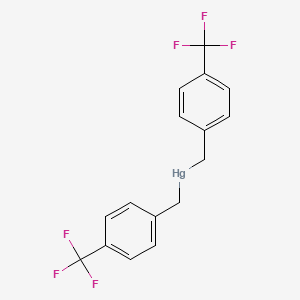 Bis{[4-(trifluoromethyl)phenyl]methyl}mercury