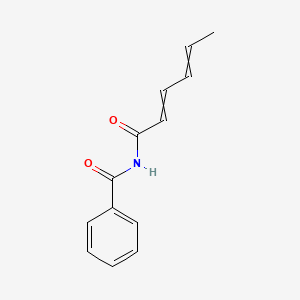 N-(Hexa-2,4-dienoyl)benzamide