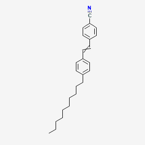 4-[2-(4-Decylphenyl)ethenyl]benzonitrile