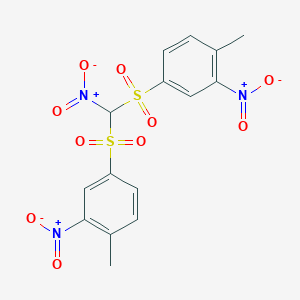 1,1'-[(Nitromethylene)disulfonyl]bis(4-methyl-3-nitrobenzene)