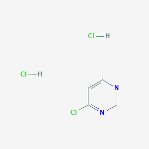 molecular formula C4H5Cl3N2 B1453096 4-Chloropyrimidine dihydrochloride CAS No. 203521-18-0