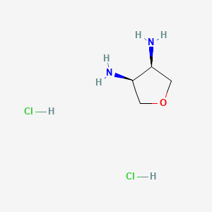 (3R,4S)-Tetrahydrofuran-3,4-diamine dihydrochloride