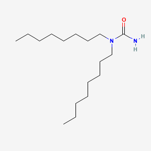 molecular formula C17H36N2O B14531195 Dioctylurea CAS No. 62641-27-4