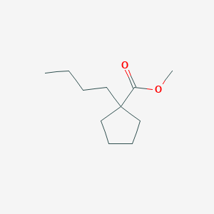 molecular formula C11H20O2 B14531366 Methyl 1-butylcyclopentane-1-carboxylate CAS No. 62410-34-8