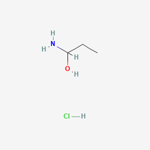 molecular formula C3H10ClNO B14531518 Aminopropanol hydrochloride CAS No. 62722-14-9