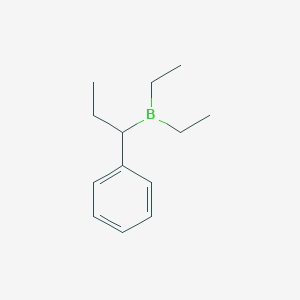 molecular formula C13H21B B14531544 Diethyl(1-phenylpropyl)borane CAS No. 62497-98-7