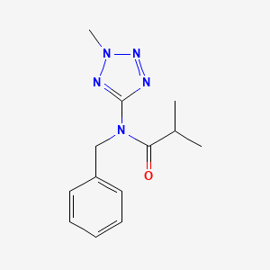 N-Benzyl-2-methyl-N-(2-methyl-2H-tetrazol-5-yl)propanamide