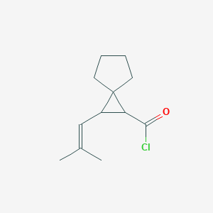 2-(2-Methylprop-1-en-1-yl)spiro[2.4]heptane-1-carbonyl chloride