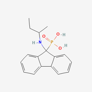 {9-[(Butan-2-YL)amino]-9H-fluoren-9-YL}phosphonic acid