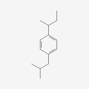 Benzene, 1-(1-methylpropyl)-4-(2-methylpropyl)