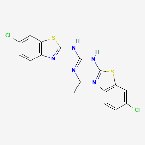 N,N'-Bis[(6-chloro-1,3-benzothiazol-2-yl)]-N''-ethylguanidine