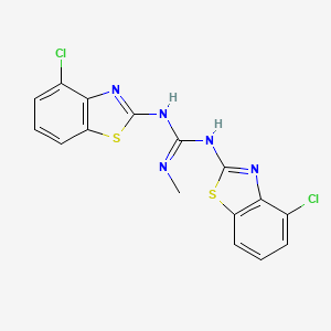 N,N'-Bis[(4-chloro-1,3-benzothiazol-2-yl)]-N''-methylguanidine