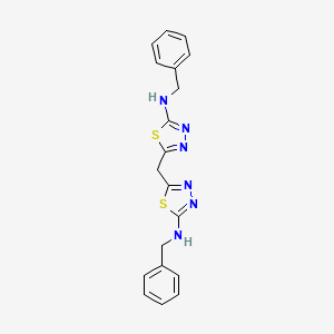 5,5'-Methylenebis(N-benzyl-1,3,4-thiadiazol-2-amine)