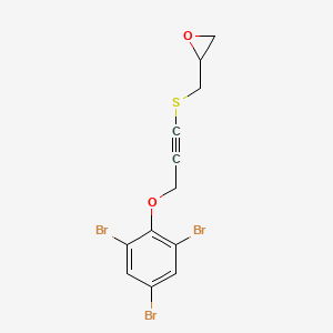 2-({[3-(2,4,6-Tribromophenoxy)prop-1-yn-1-yl]sulfanyl}methyl)oxirane