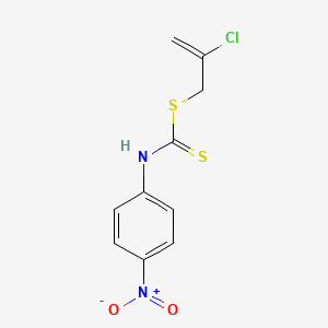 2-Chloroprop-2-en-1-yl (4-nitrophenyl)carbamodithioate